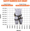 VEVOR Half Body Safety Harness, Tree Climbing Harness with Added Padding on Waist and Leg, Half Protection Harness 340 lbs, ASTM F1772-17 Certification, for Fire Rescuing Caving Rock Climbing