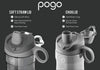 Pogo BPA-Free Tritan Plastic Water Bottle with Chug Lid, 32 Oz, Grey