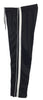 Gioberti Mens Track Running Sport Athletic Pants, Elastic Waist, Zip Bottom